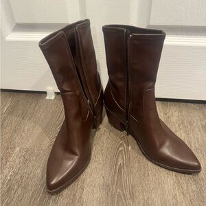 DV by Dolce Vita Dark Brown Heeled Boots